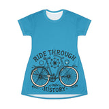 Ride Through Time Women T-Shirt Dress