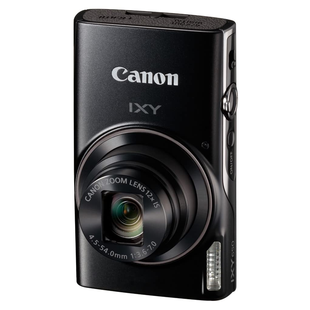 Canon PowerShot IXY 650 (ELPH 360) HS Compact Digital Camera 12x Optical Zoom IXY650 (Black)