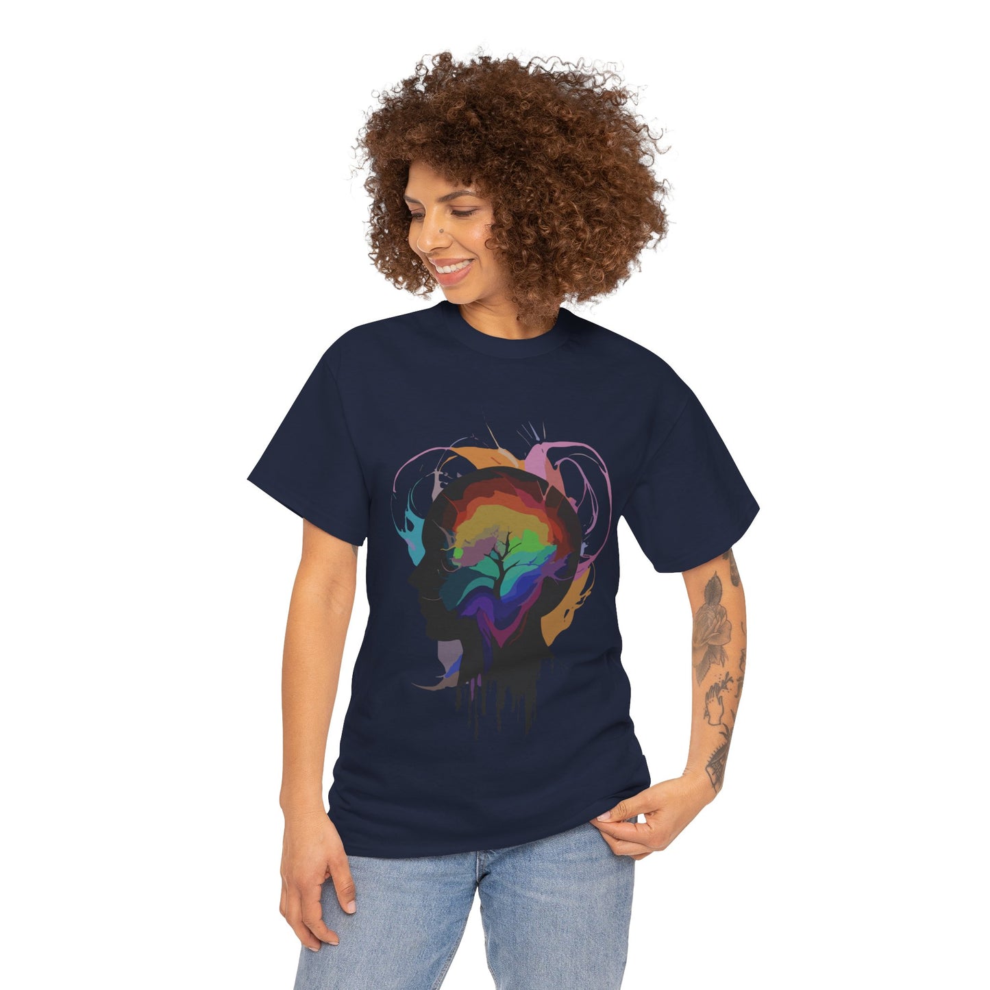 brain tree Unisex Heavy Cotton Tee