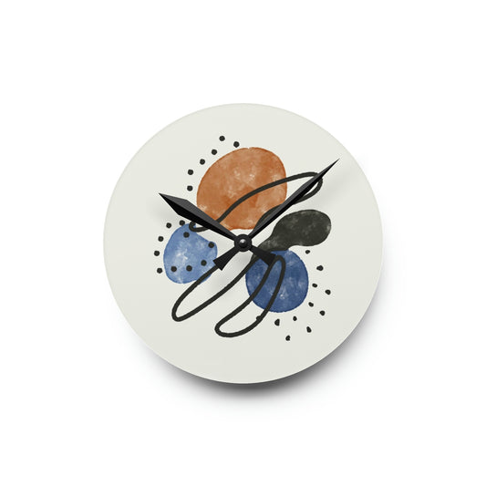 Vintage Acrylic Wall Clock