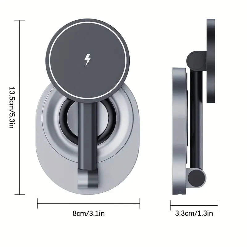 3 In 1 Foldable Wireless Charger Stand Pad Fast Magnetic Charging