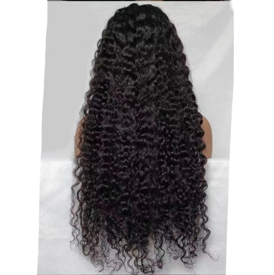 22” 13x4 HD Full Frontal Lace Wig – 100% Human Hair | Deep Wave | Glueless & Pre-Plucked