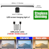 Desk Lamps Monitor For PC Gaming Lighting Study Eye Protection Dimmable Office Home