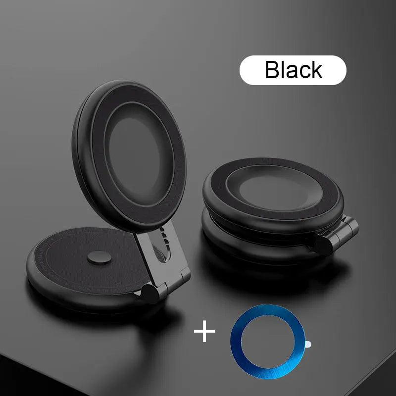 Magnetic Car Phone Holder - Wireless Charger 360 Rotation