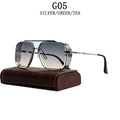 Punk Sunglasses For Men Oversized Steampunk Sunglasses Women Trendy Square Fashion Glasses Gafas De Sol Hombre Zonnebril Heren