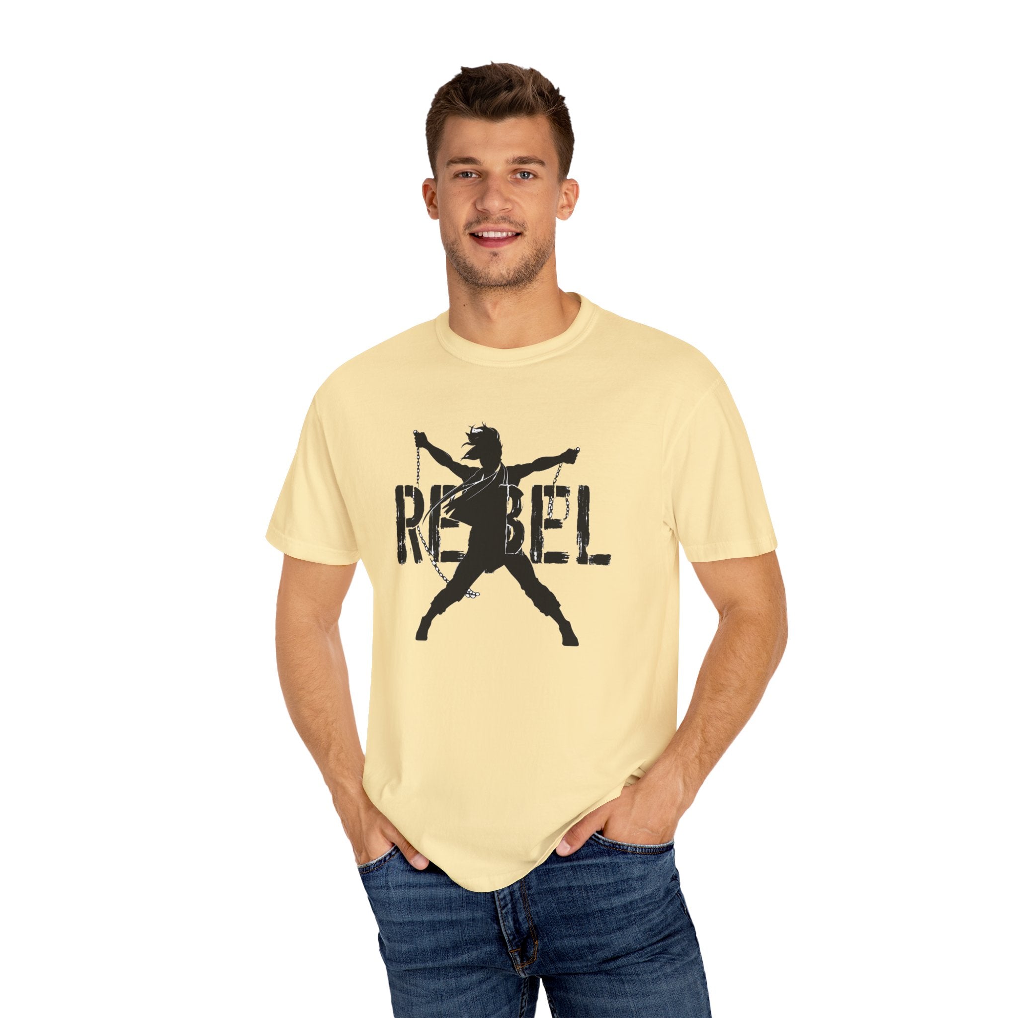 Rebel Unisex Garment-Dyed T-shirt