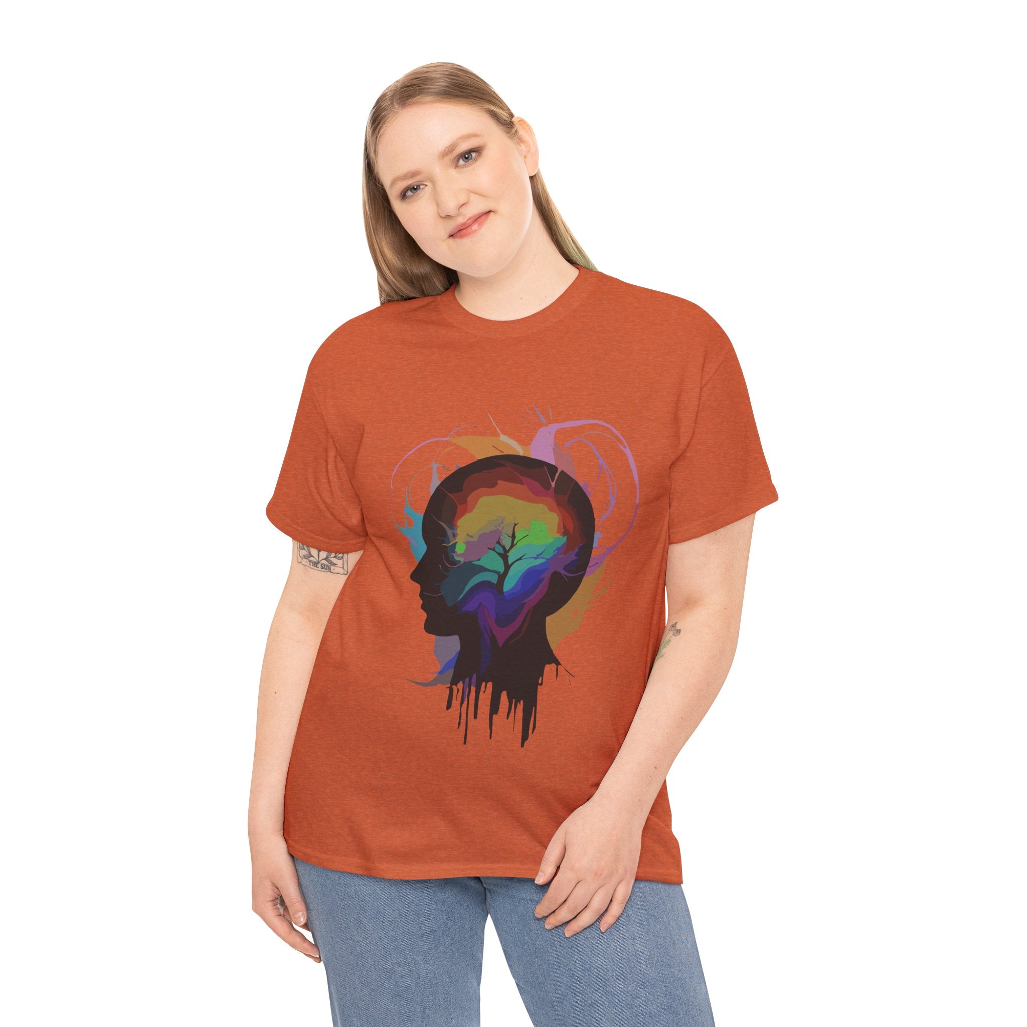 brain tree Unisex Heavy Cotton Tee