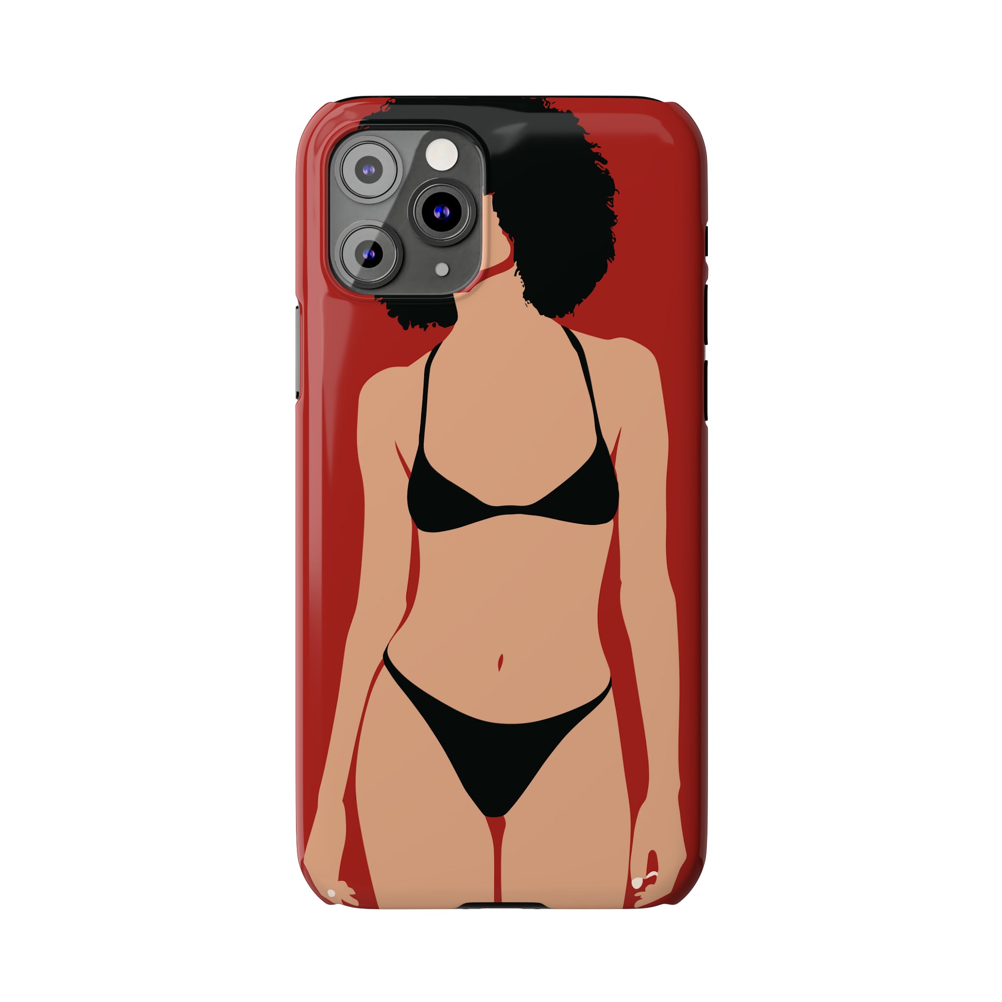 iPhone's lady in red Phone Cases