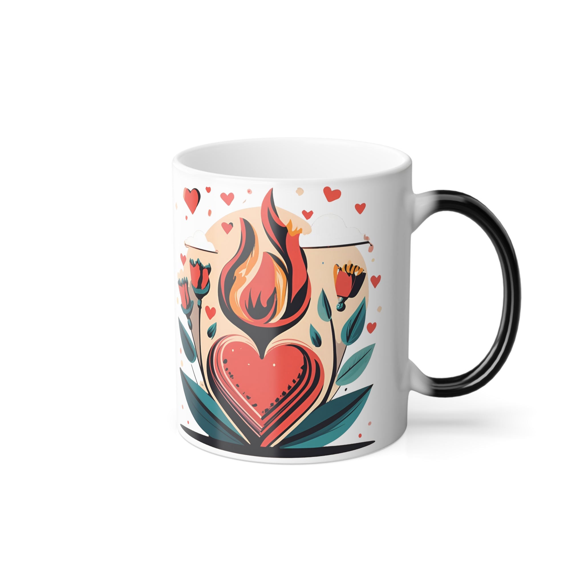 love Flame Color Morphing Mug, 11oz