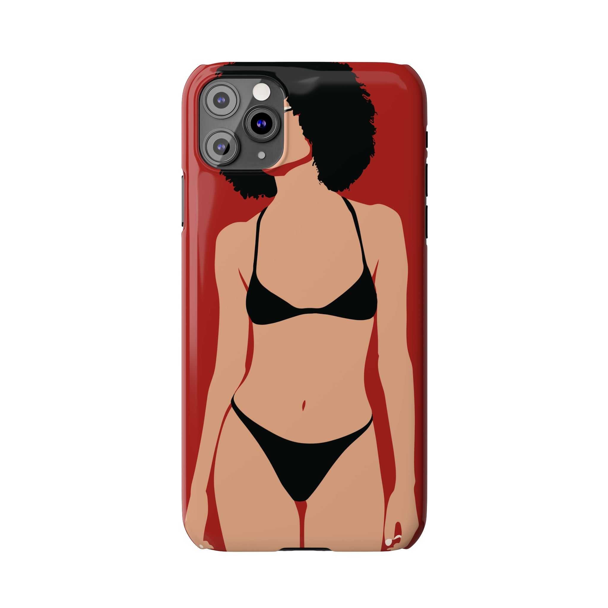 iPhone's lady in red Phone Cases