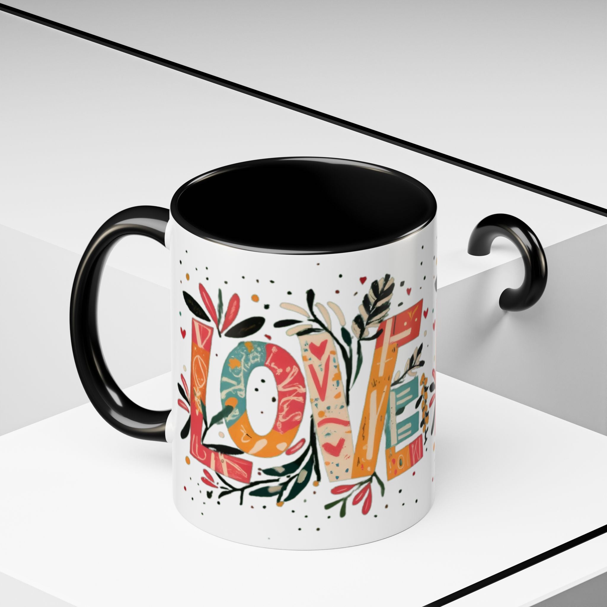 Love Accent Coffee Mug, 11oz