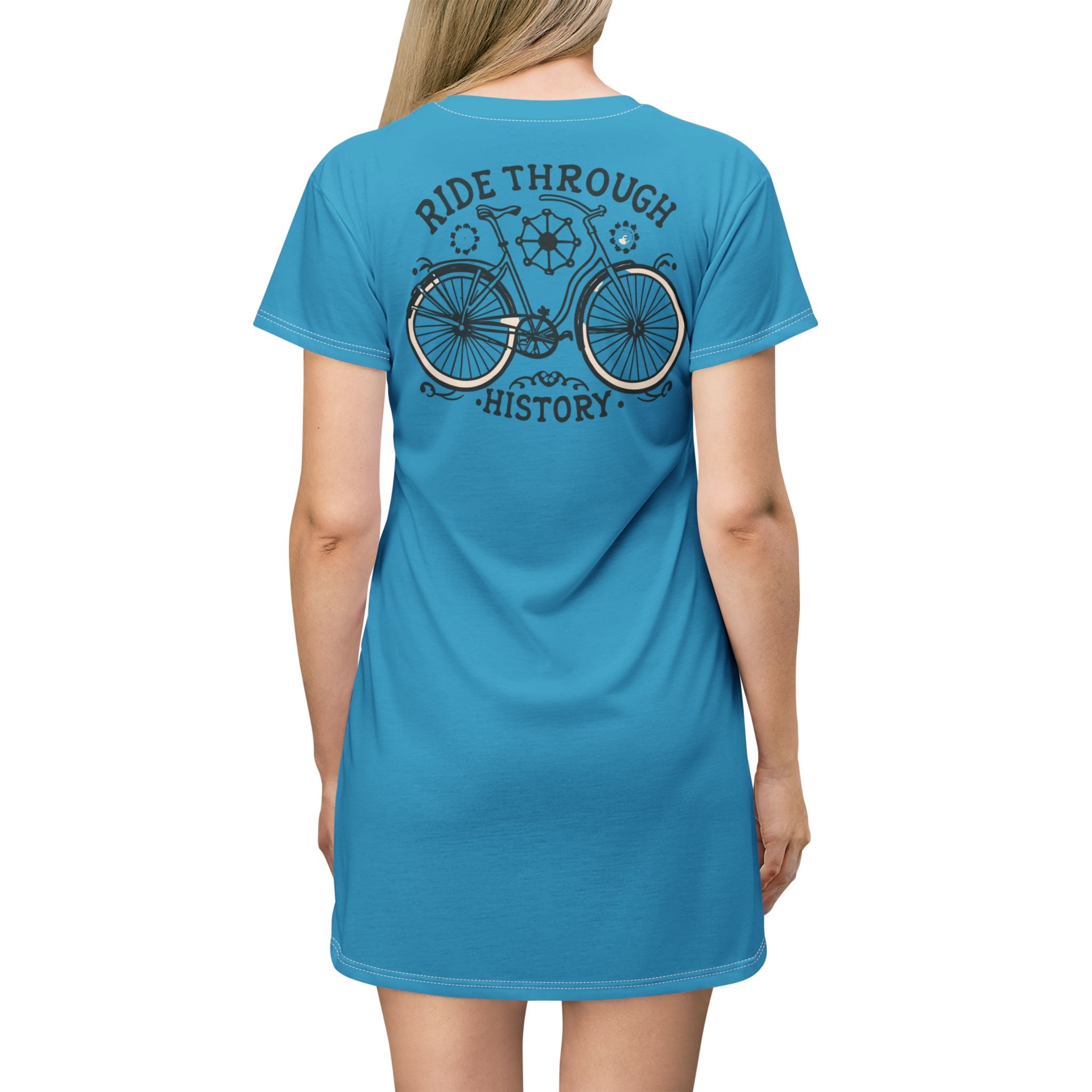 Ride Through Time Women T-Shirt Dress