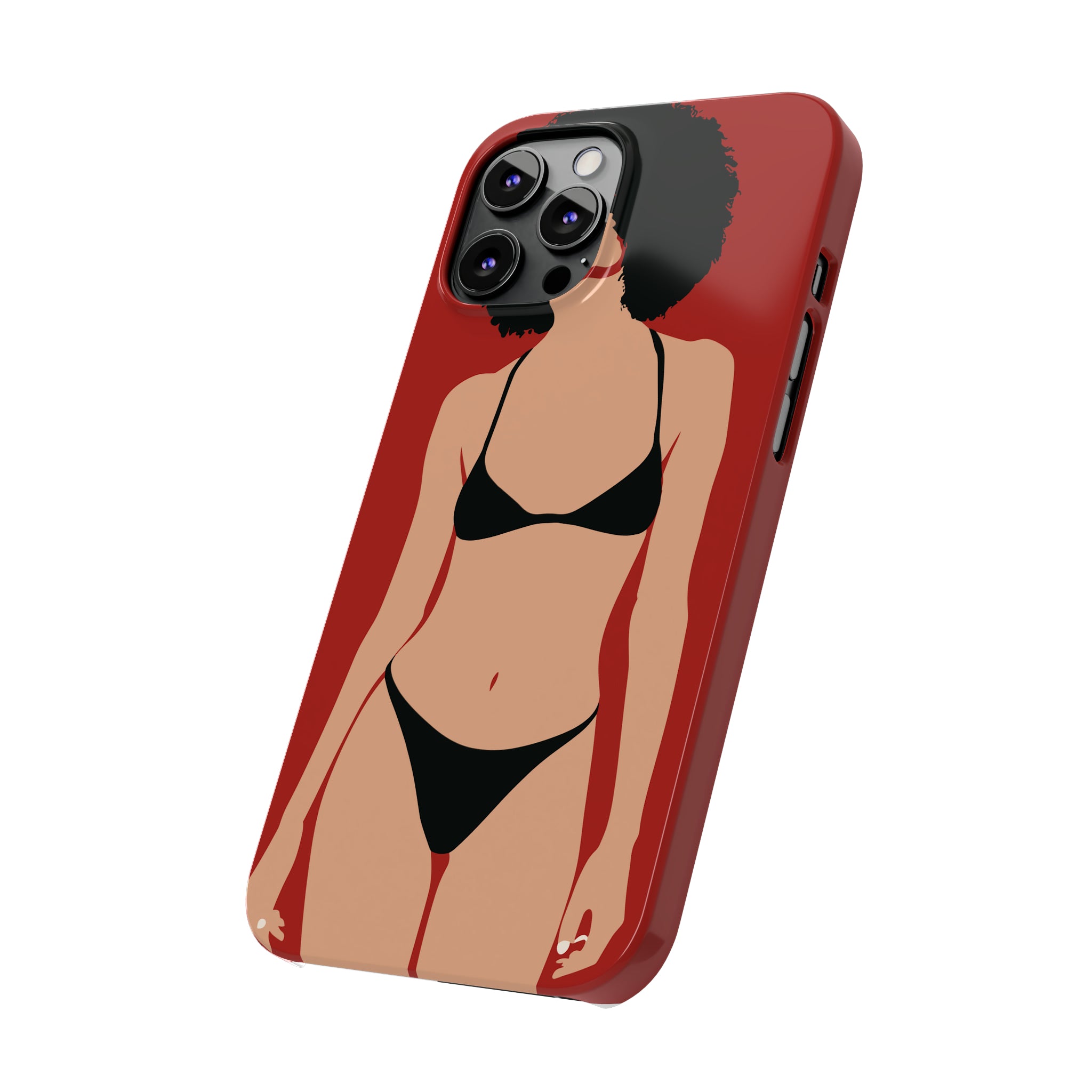 iPhone's lady in red Phone Cases