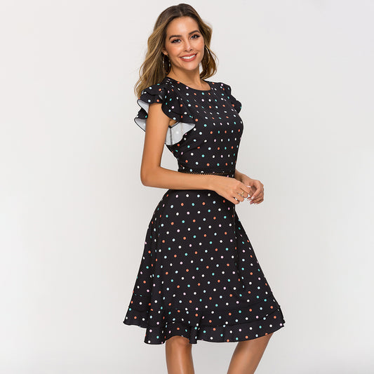 Vintage ruffle dress