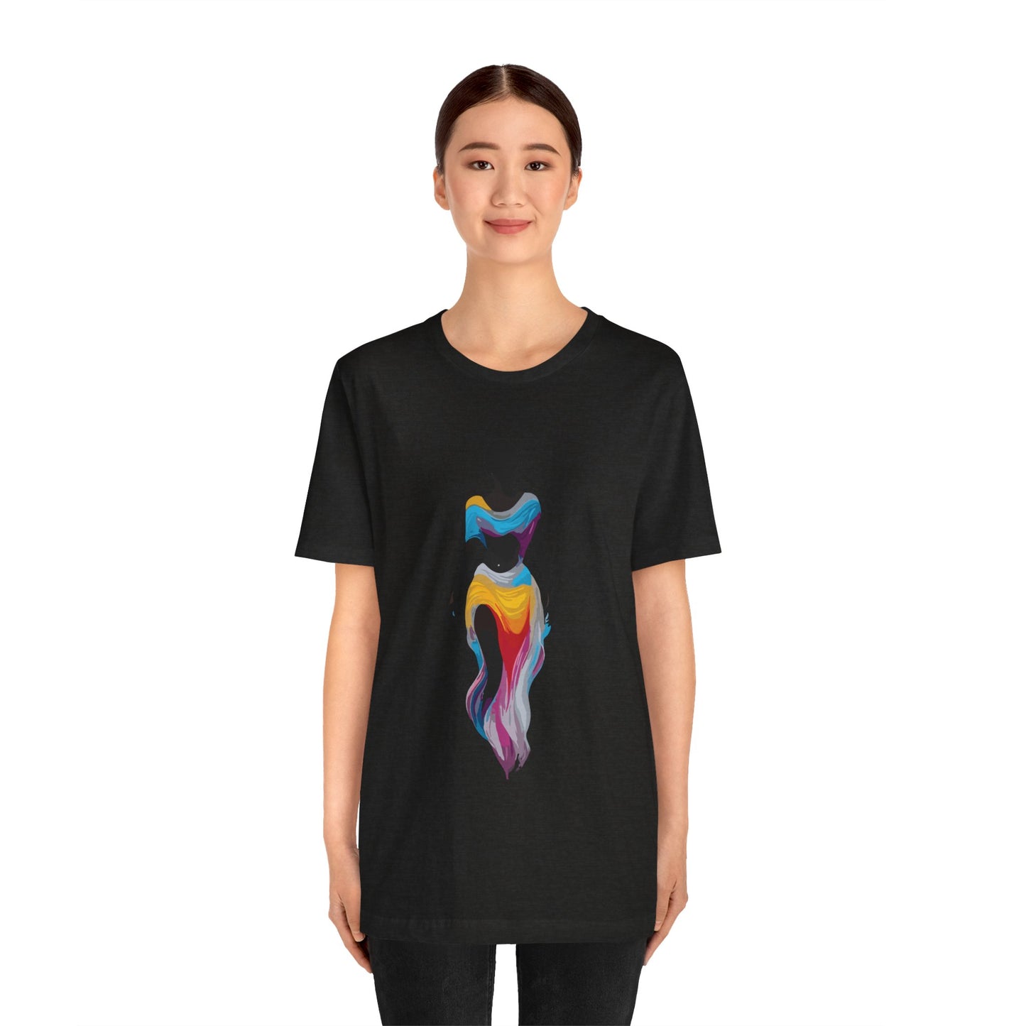 dark rainbow Unisex Jersey Short Sleeve Tee