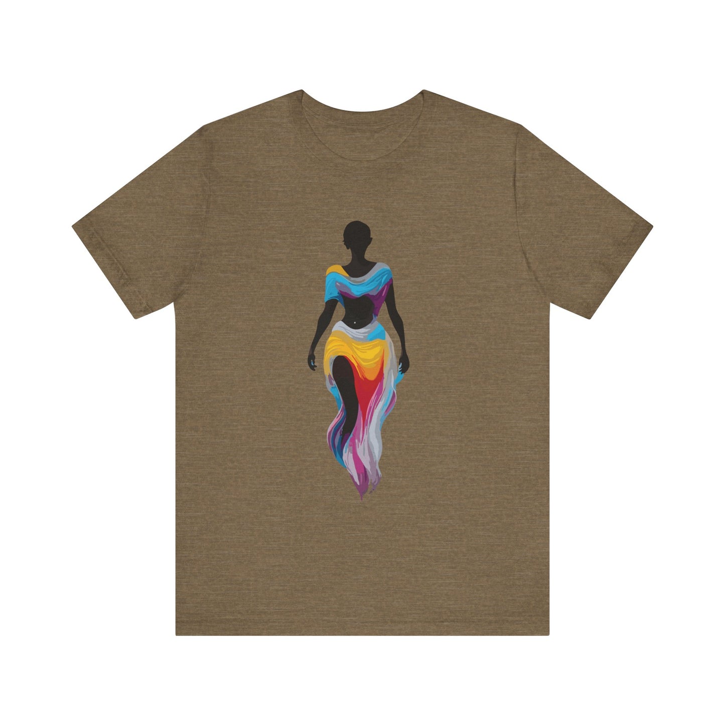 dark rainbow Unisex Jersey Short Sleeve Tee