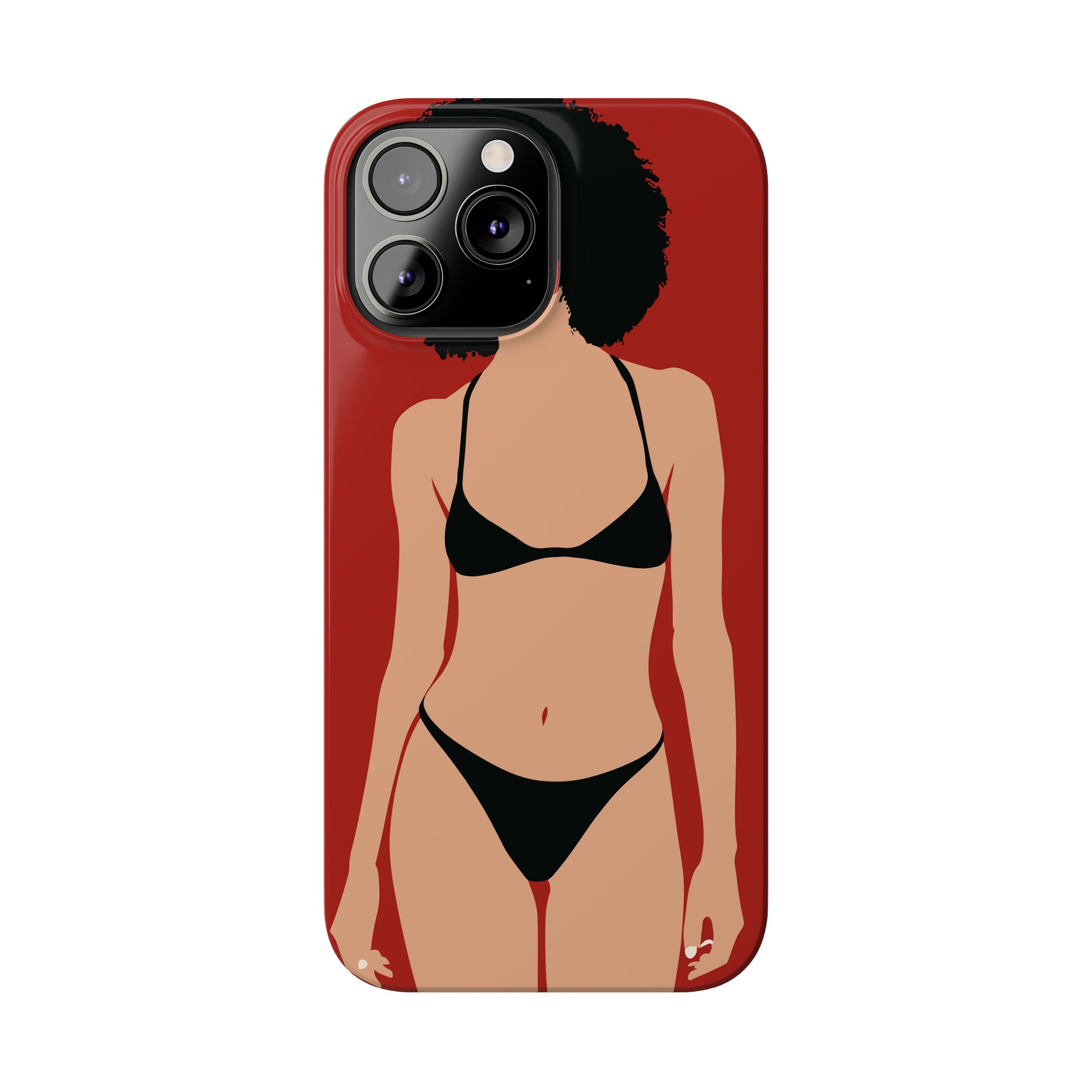 iPhone's lady in red Phone Cases