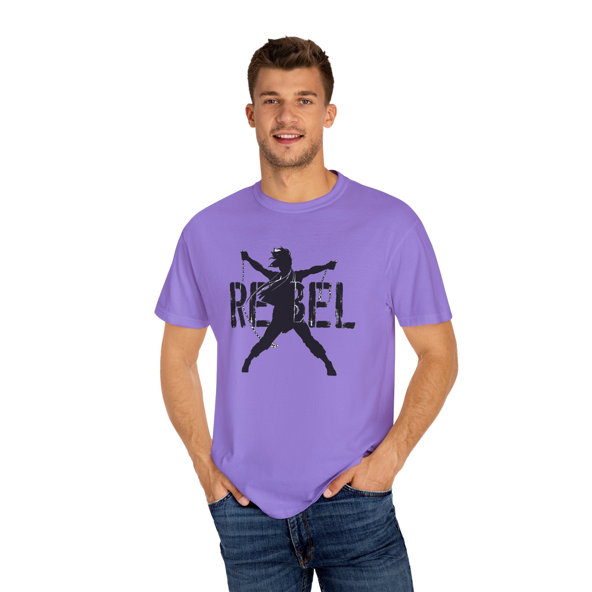 Rebel Unisex Garment-Dyed T-shirt