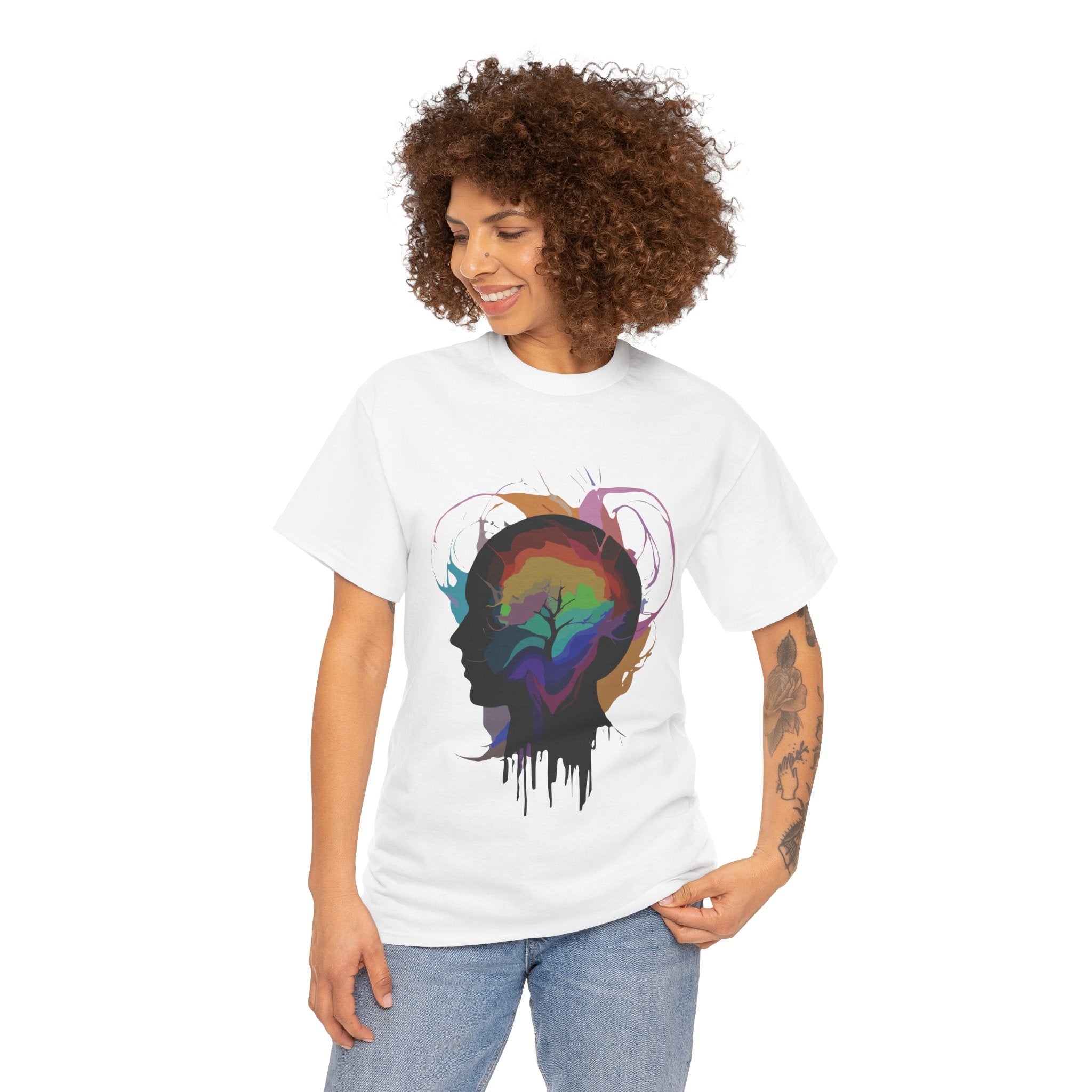 brain tree Unisex Heavy Cotton Tee