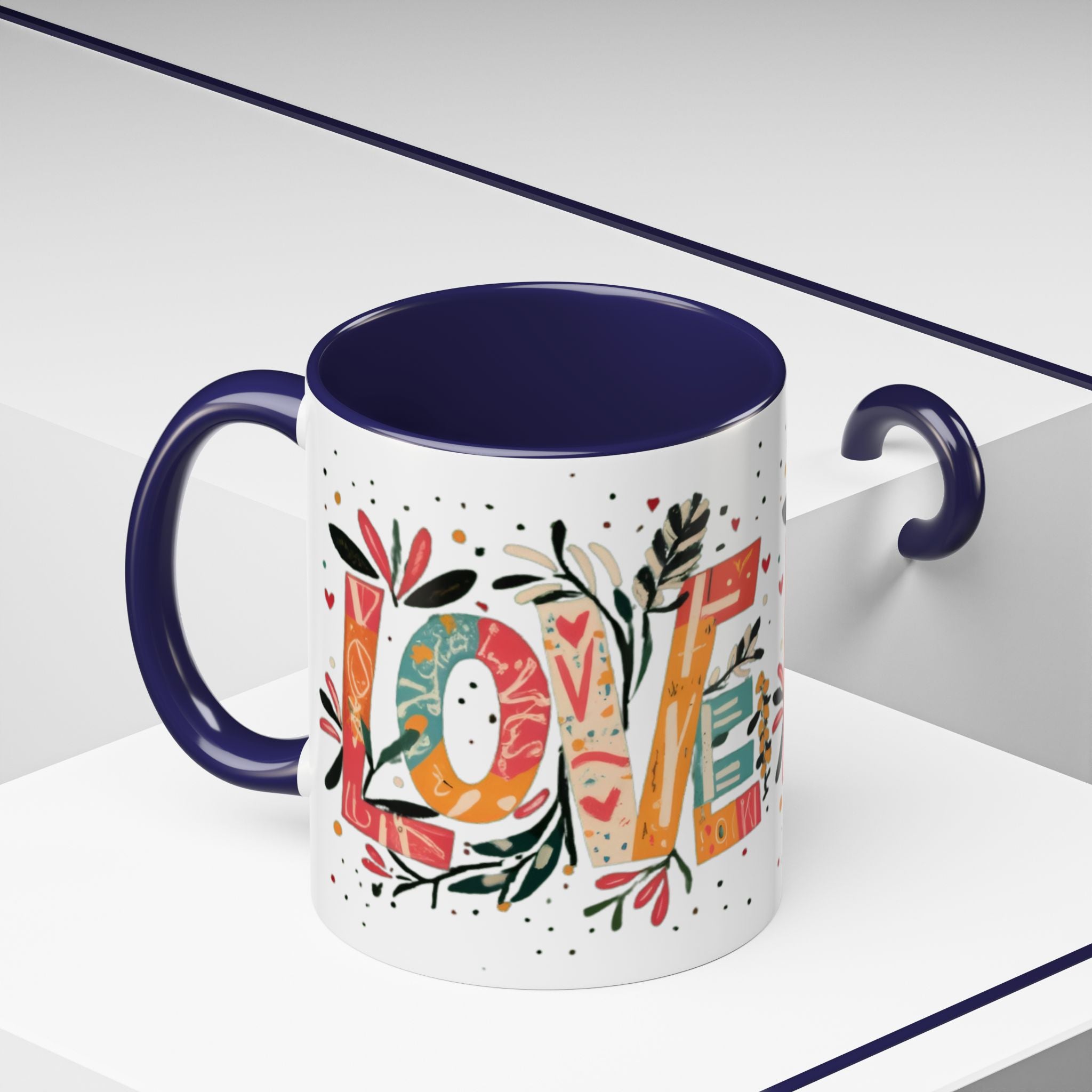 Love Accent Coffee Mug, 11oz