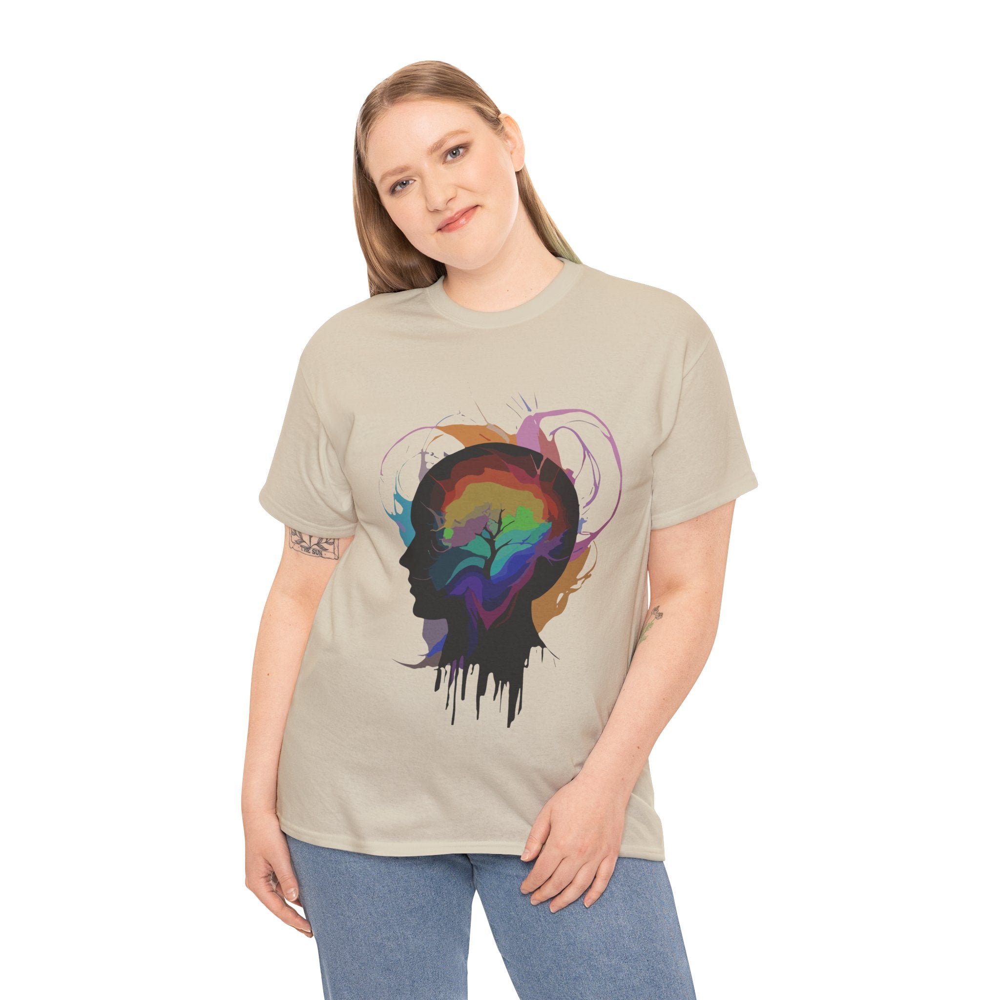 brain tree Unisex Heavy Cotton Tee