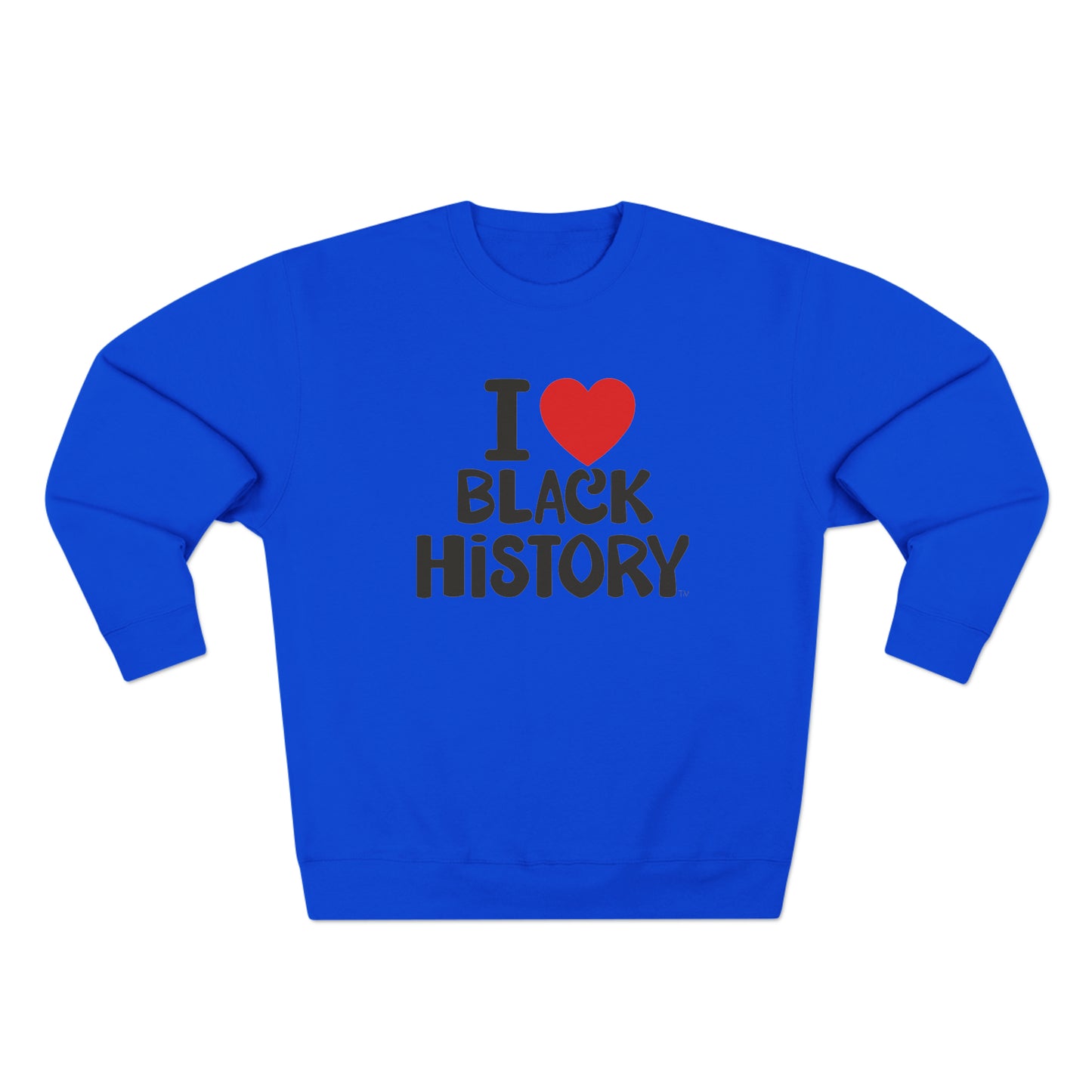 I Love Black History - BMH Unisex Premium Crewneck Sweatshirt