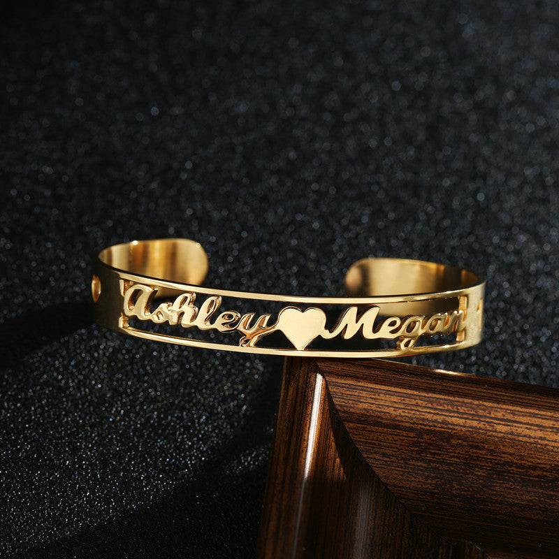 Customized Name Stainless Bracelet