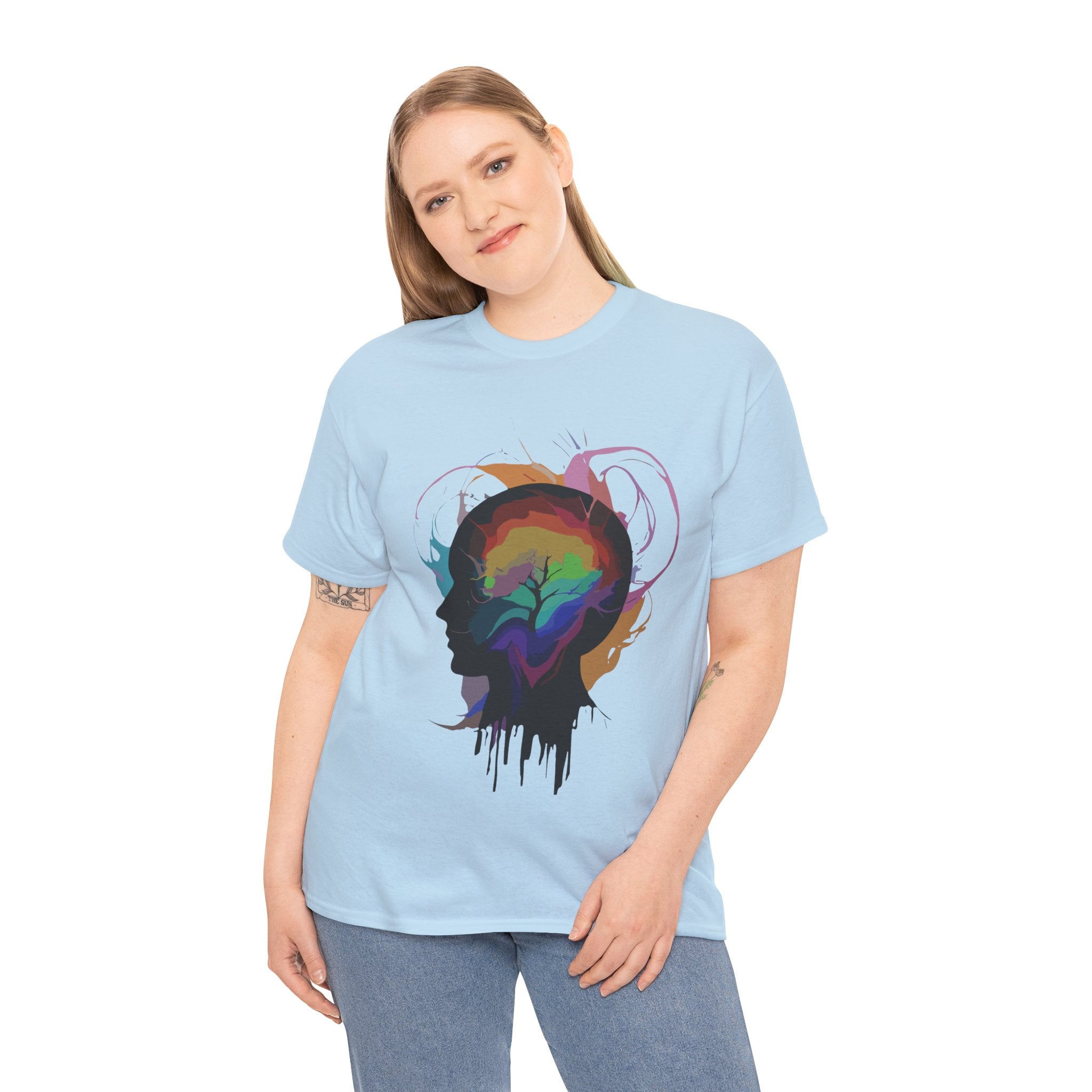 brain tree Unisex Heavy Cotton Tee