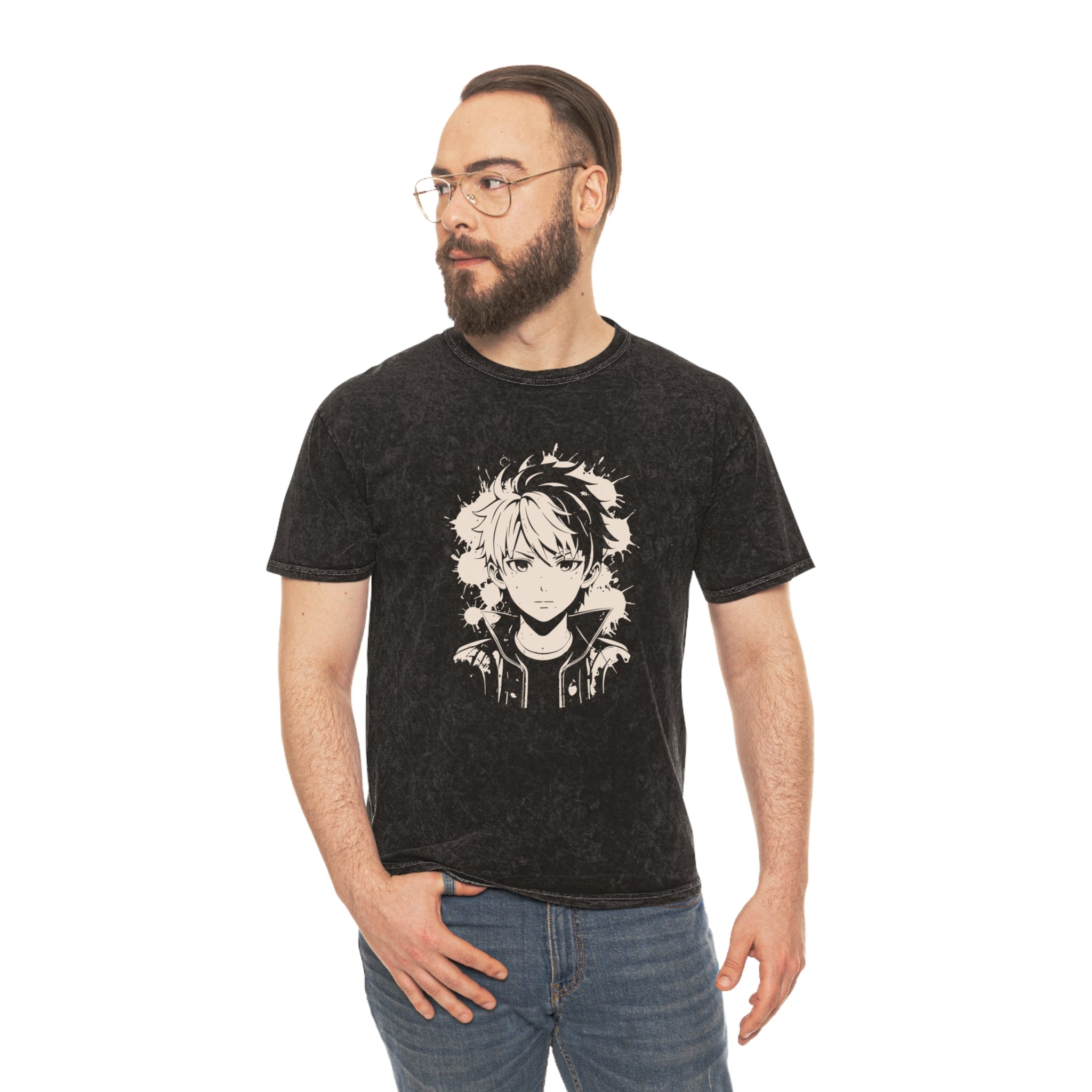 Anime Unisex Mineral Wash T-Shirt