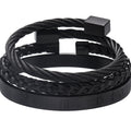Letter Woven Square Stainless Steel Bracelet Bracelet