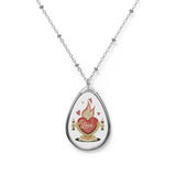 Love Oval Necklace