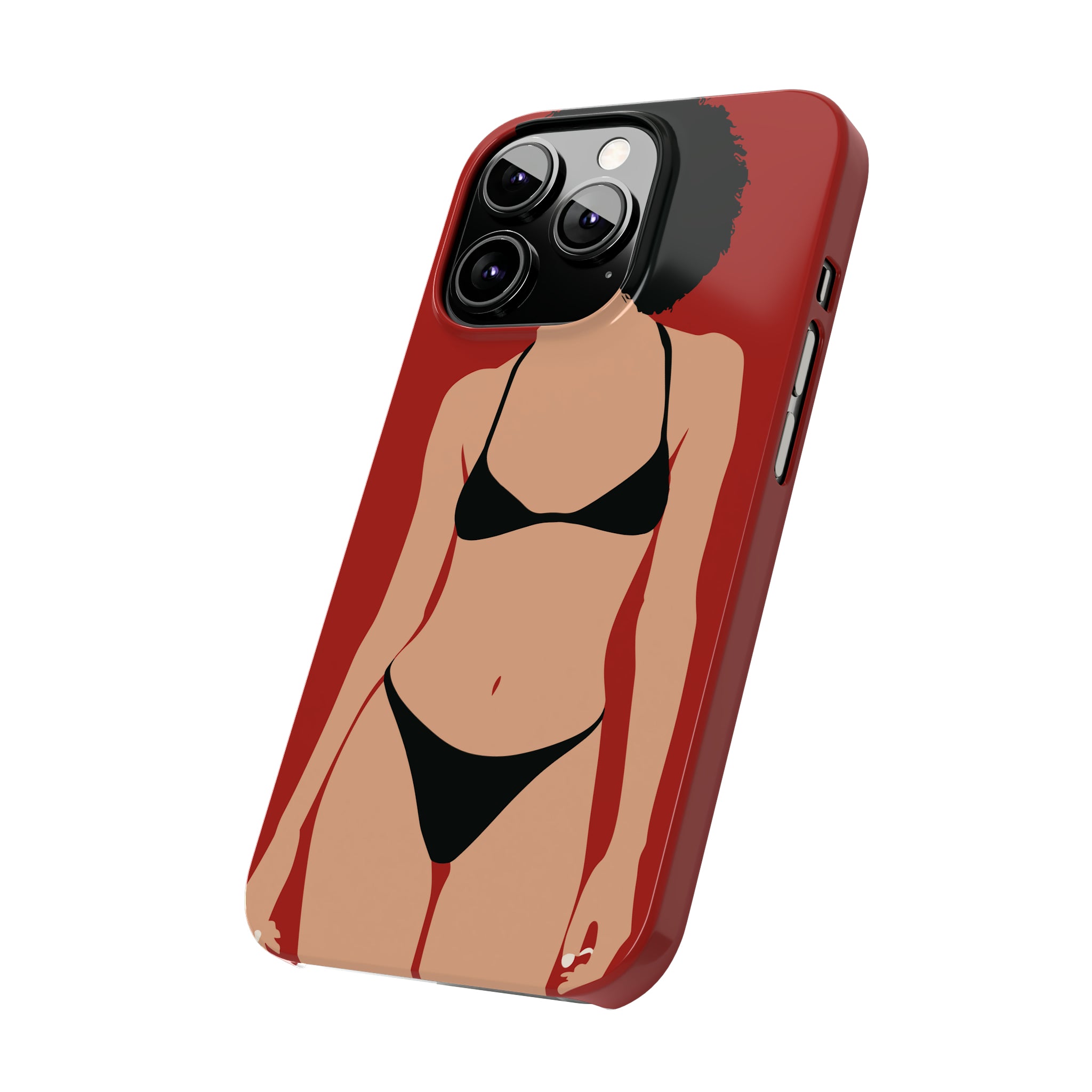 iPhone's lady in red Phone Cases