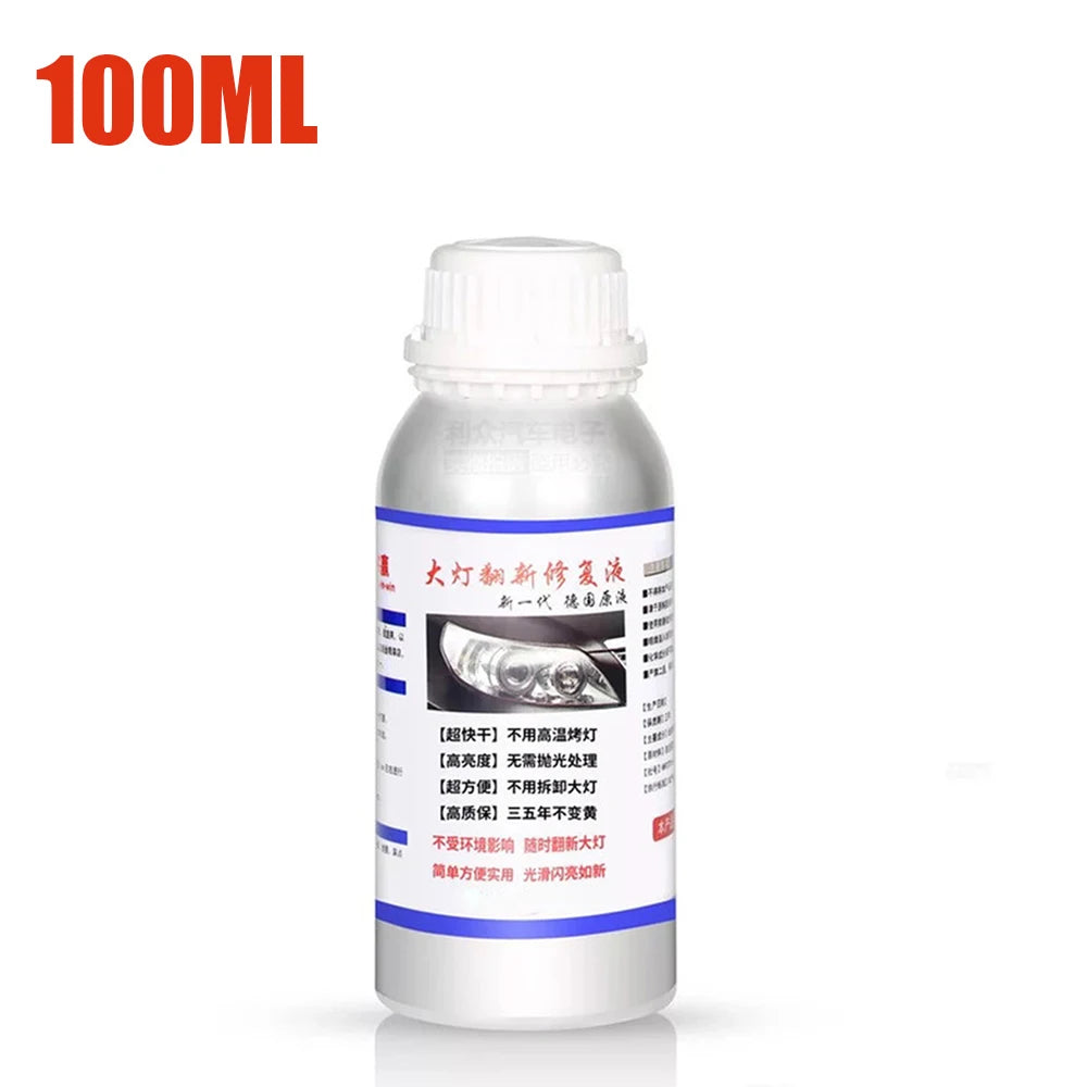 Car Headlight - Polishing Liquid Polymer