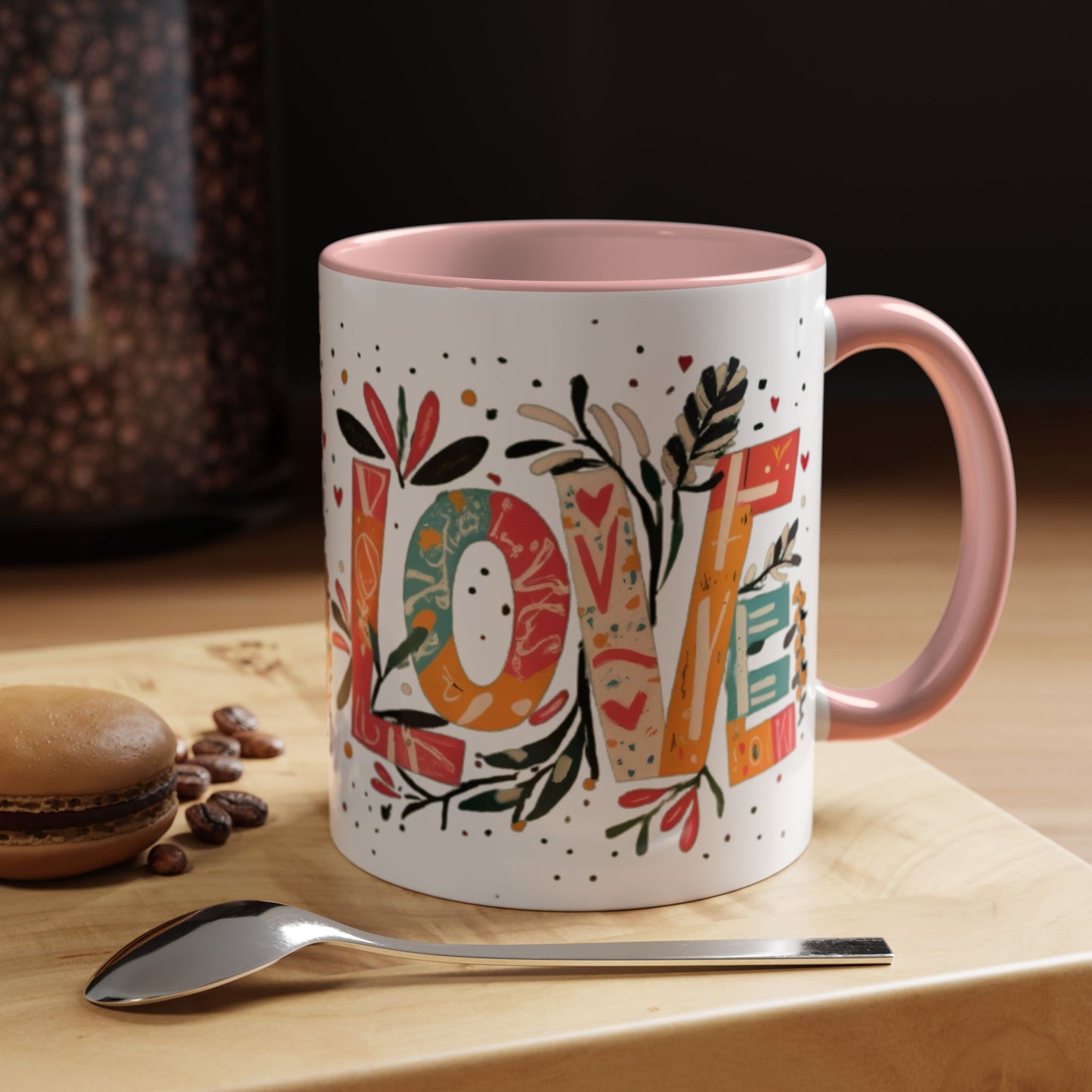 Love Accent Coffee Mug, 11oz