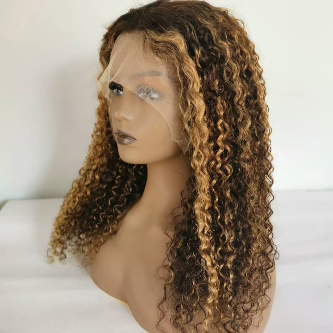 22” 13x4 HD Full Frontal Lace Wig – 100% Human Hair | Deep Wave | Glueless & Pre-Plucked