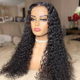 22” 13x4 HD Full Frontal Lace Wig – 100% Human Hair | Deep Wave | Glueless & Pre-Plucked