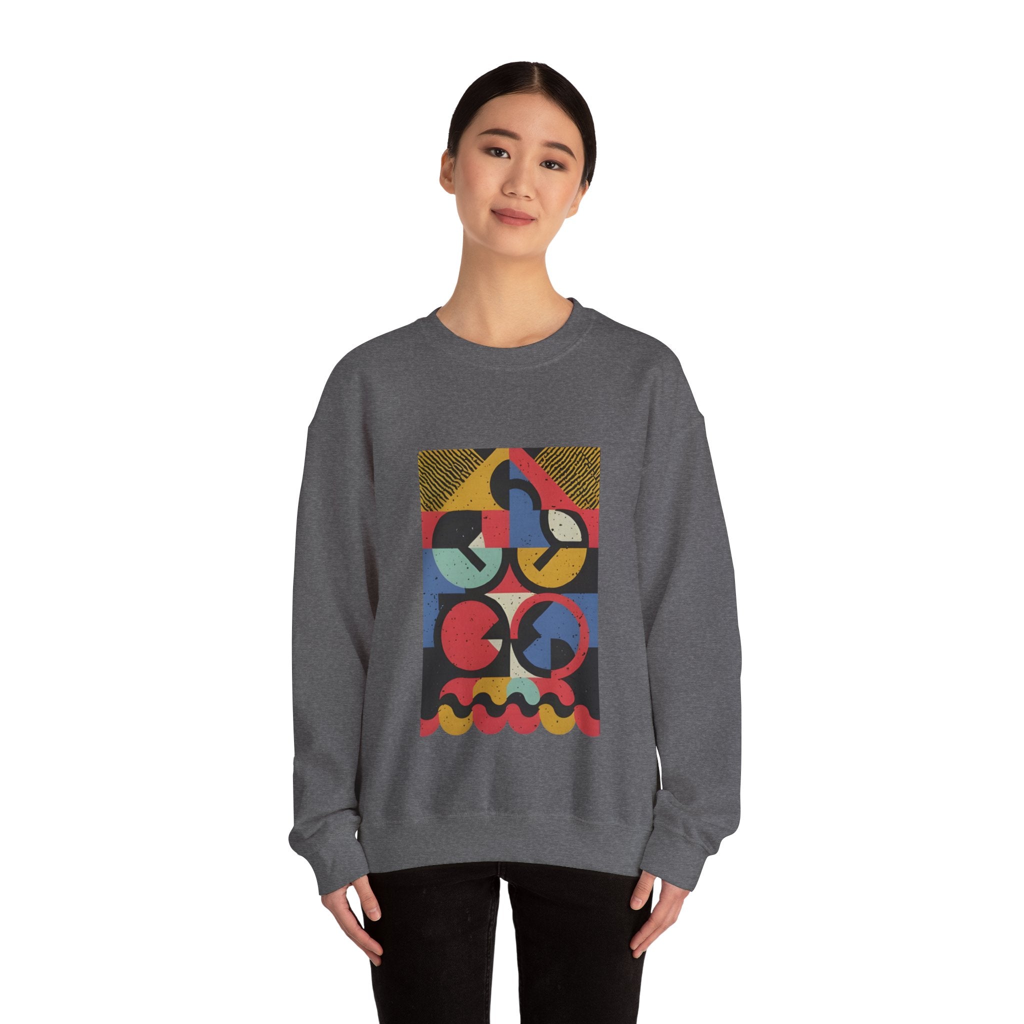 Long sleaves coat Unisex Heavy Blend™ Crewneck Sweatshirt