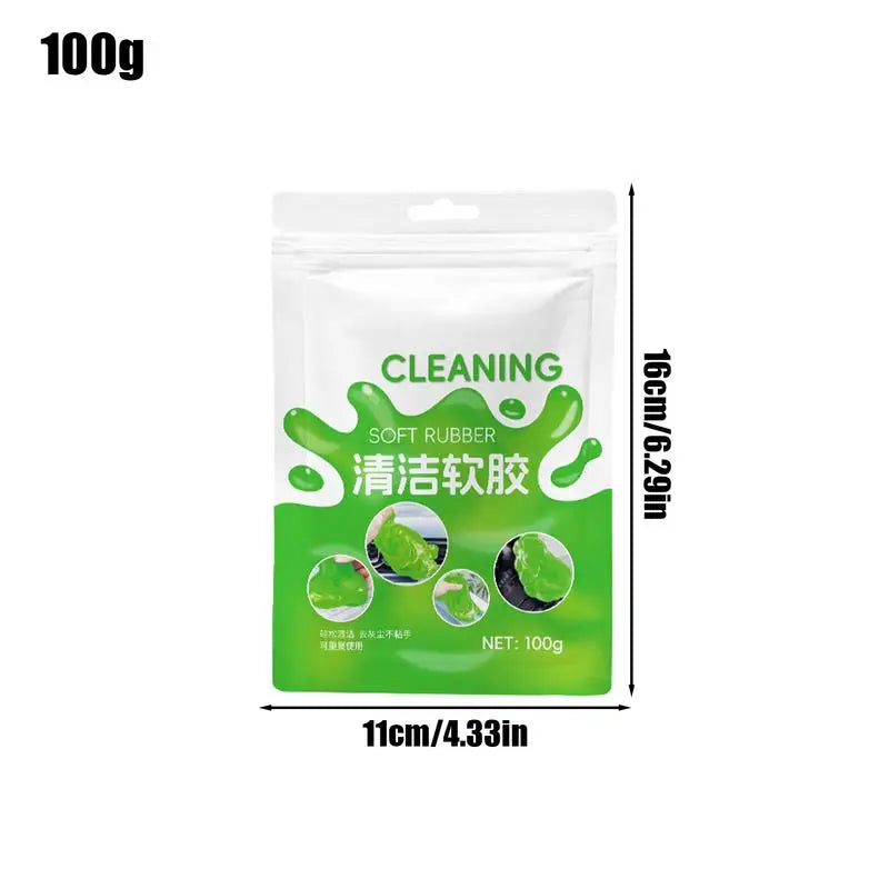 New Auto Car Cleaning Pad Glue Powder Cleaner Magic Cleaner Interior Dust Remover Gel Home Computer Keyboard Clean Car Cleaning