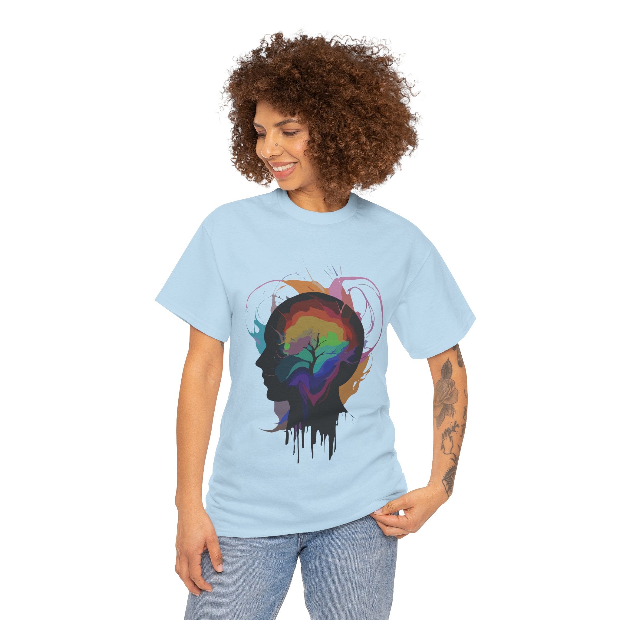 brain tree Unisex Heavy Cotton Tee