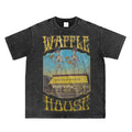 Waffle House - Acid Wash Boxy Fit Tshirts
