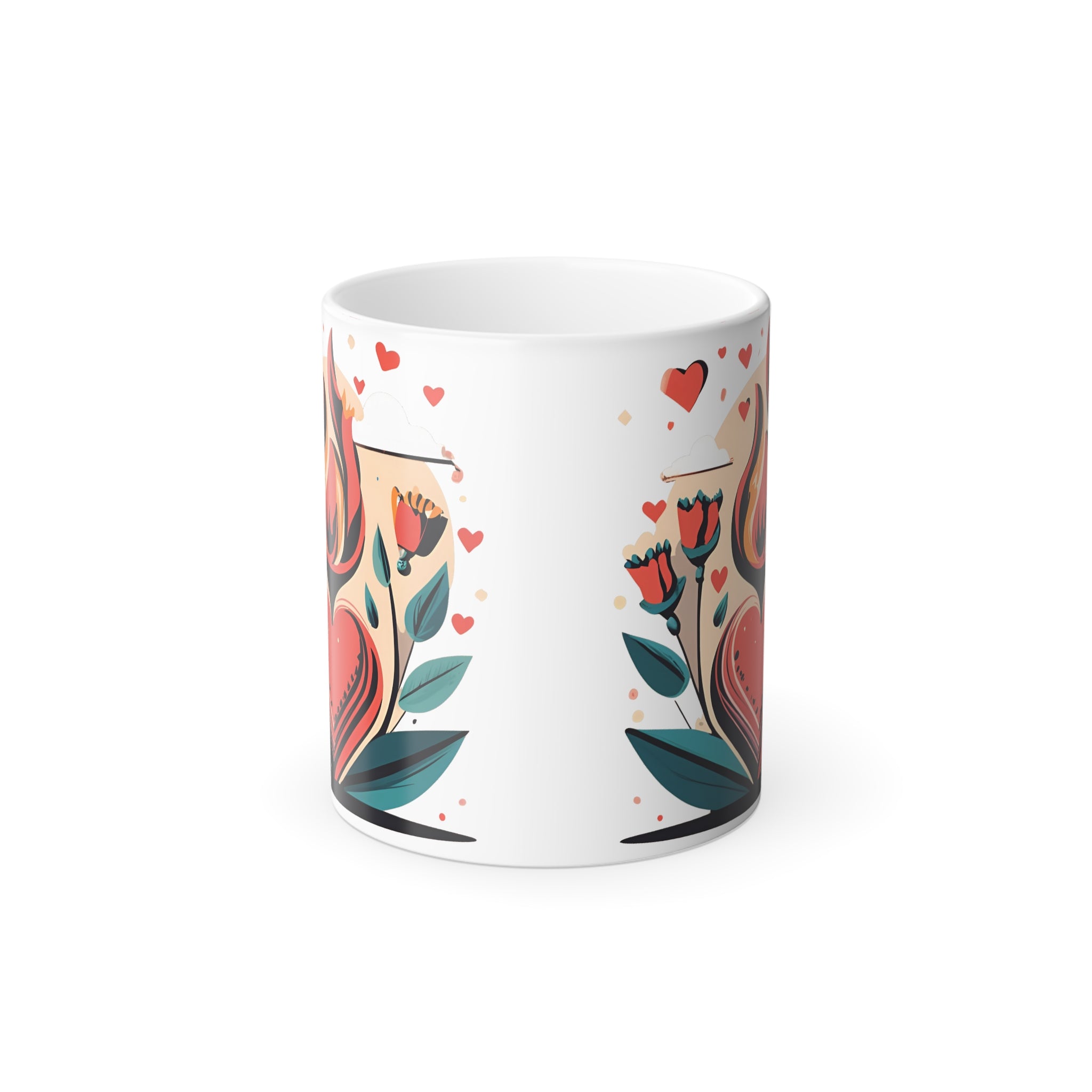 love Flame Color Morphing Mug, 11oz