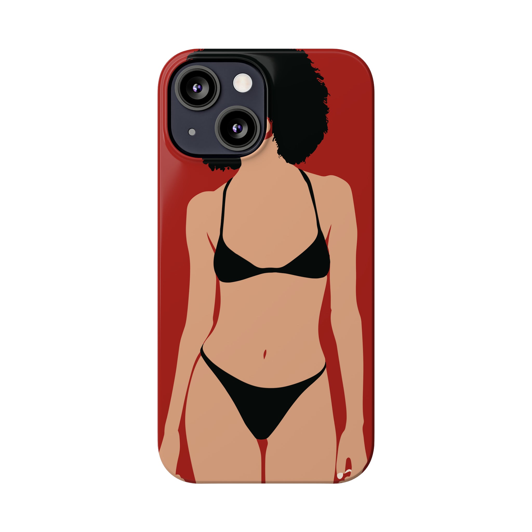 iPhone's lady in red Phone Cases