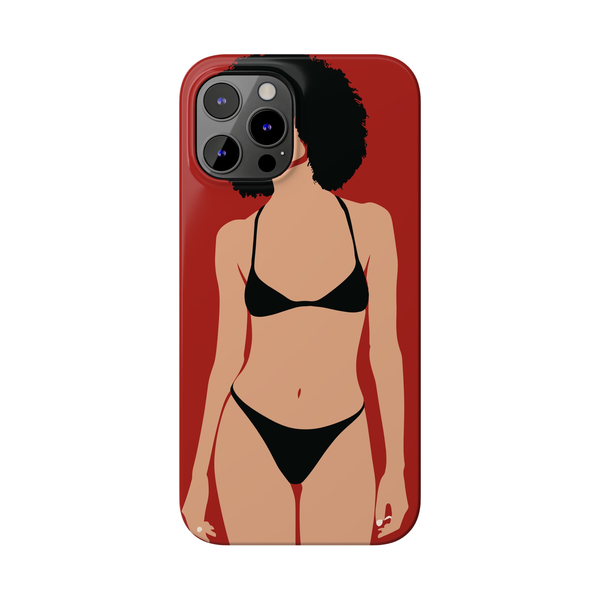 iPhone's lady in red Phone Cases