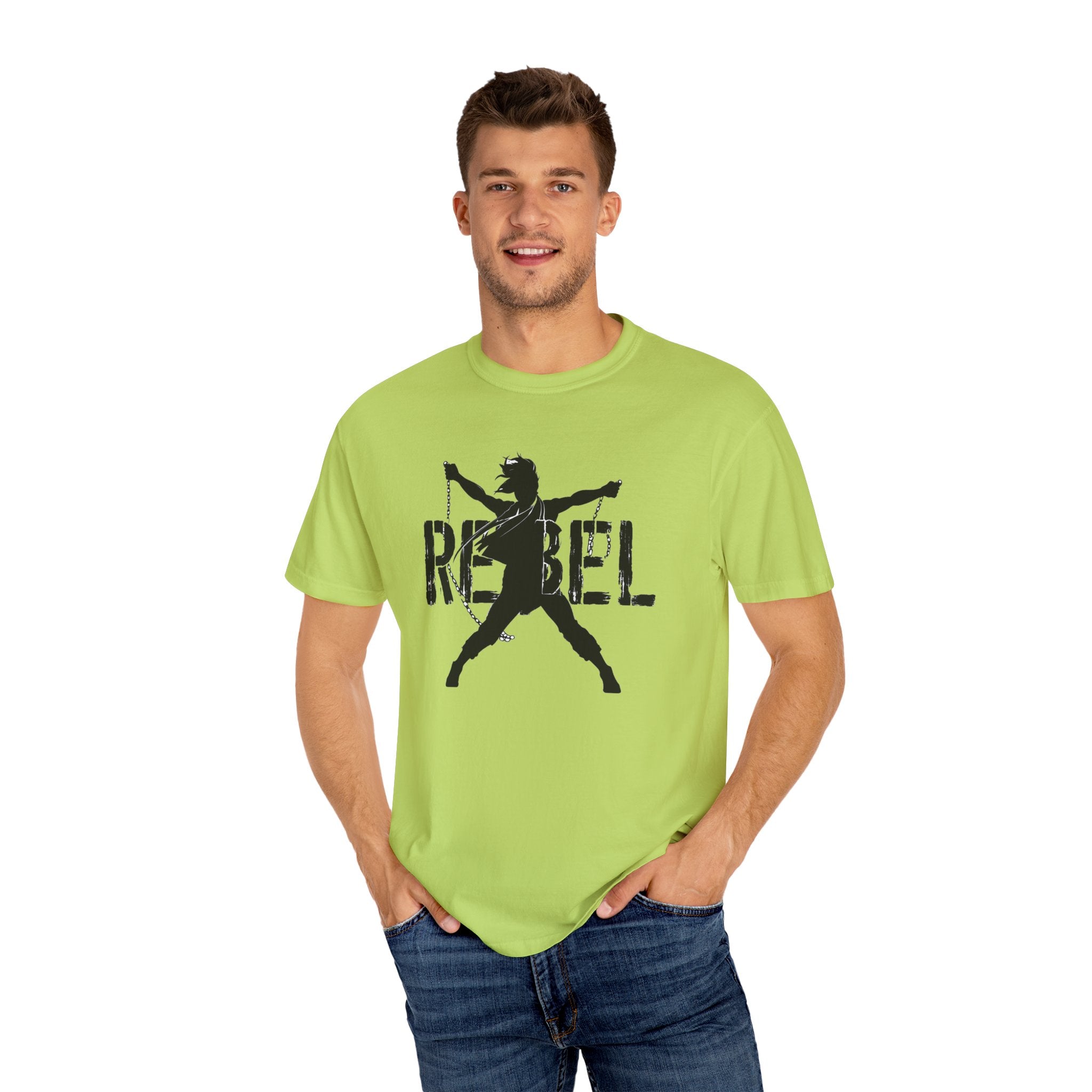 Rebel Unisex Garment-Dyed T-shirt