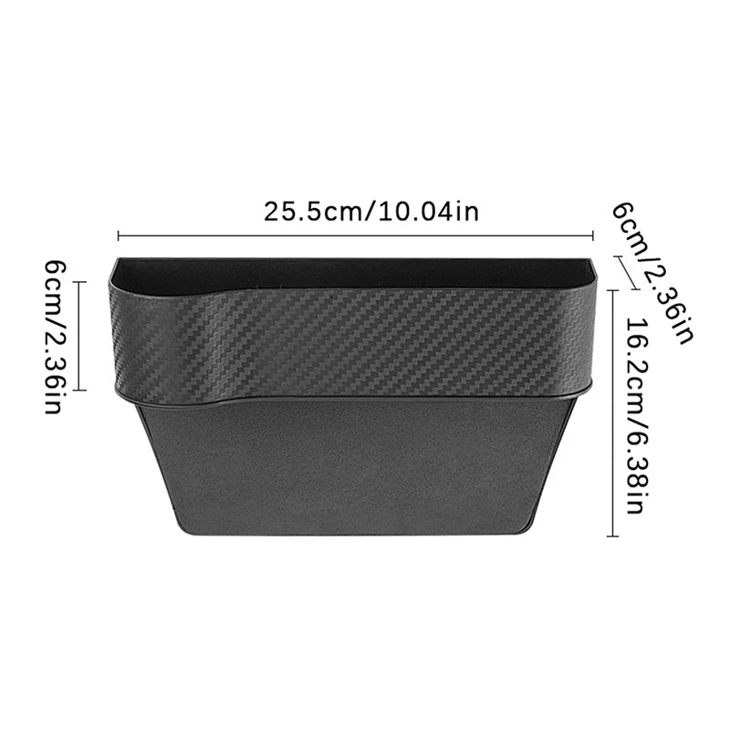 Car Seat Crevice Storage Box Seat Gap Slit Pocket Catcher Organizer Universal Car Seat Organizer Card Phone Key Holder Pocket