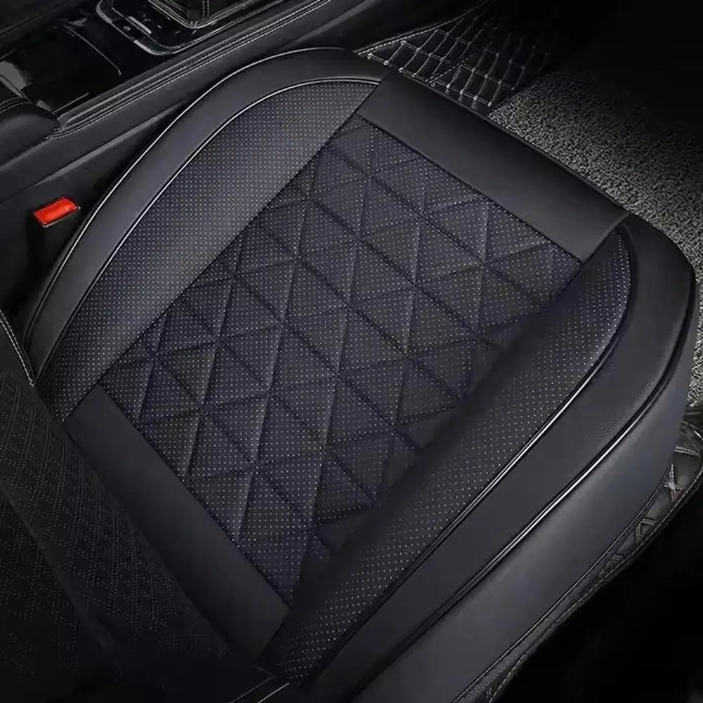 Car Front Seat Cover PU Leather Seat Protector Wear-resistant Universal Pad Accessories Mat Auto Interior Car Chair T5S2