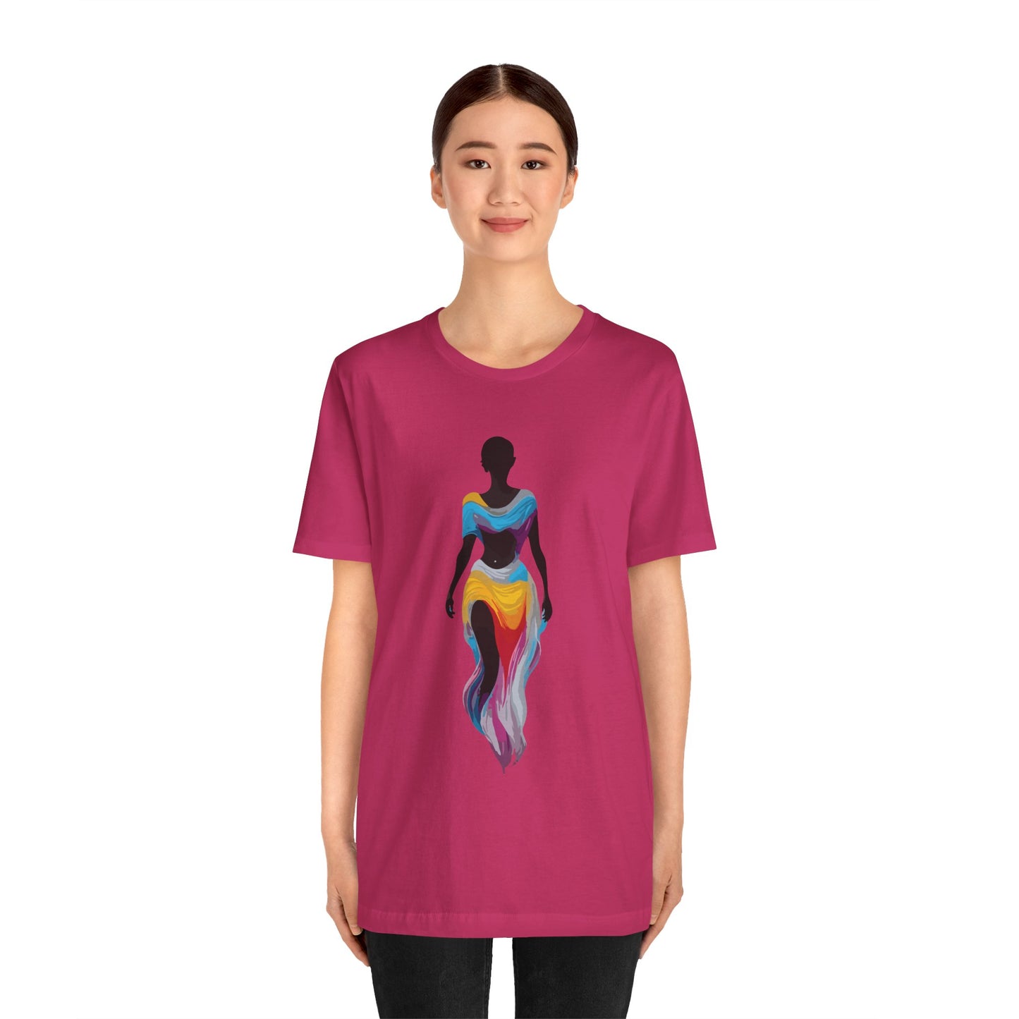 dark rainbow Unisex Jersey Short Sleeve Tee