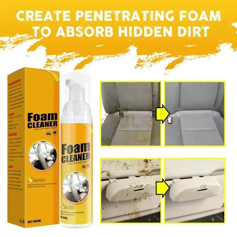 New Multi-Purpose Foam Cleaner Rust Remover Cleaning Car House Seat Car Interior Accessories Home Kitchen Cleaning Foam Spray