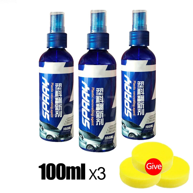 Auto Plastic Restorer Back To Black Gloss Car Cleaning Products Auto Polish And Repair Coating Renovator For Car Detailing