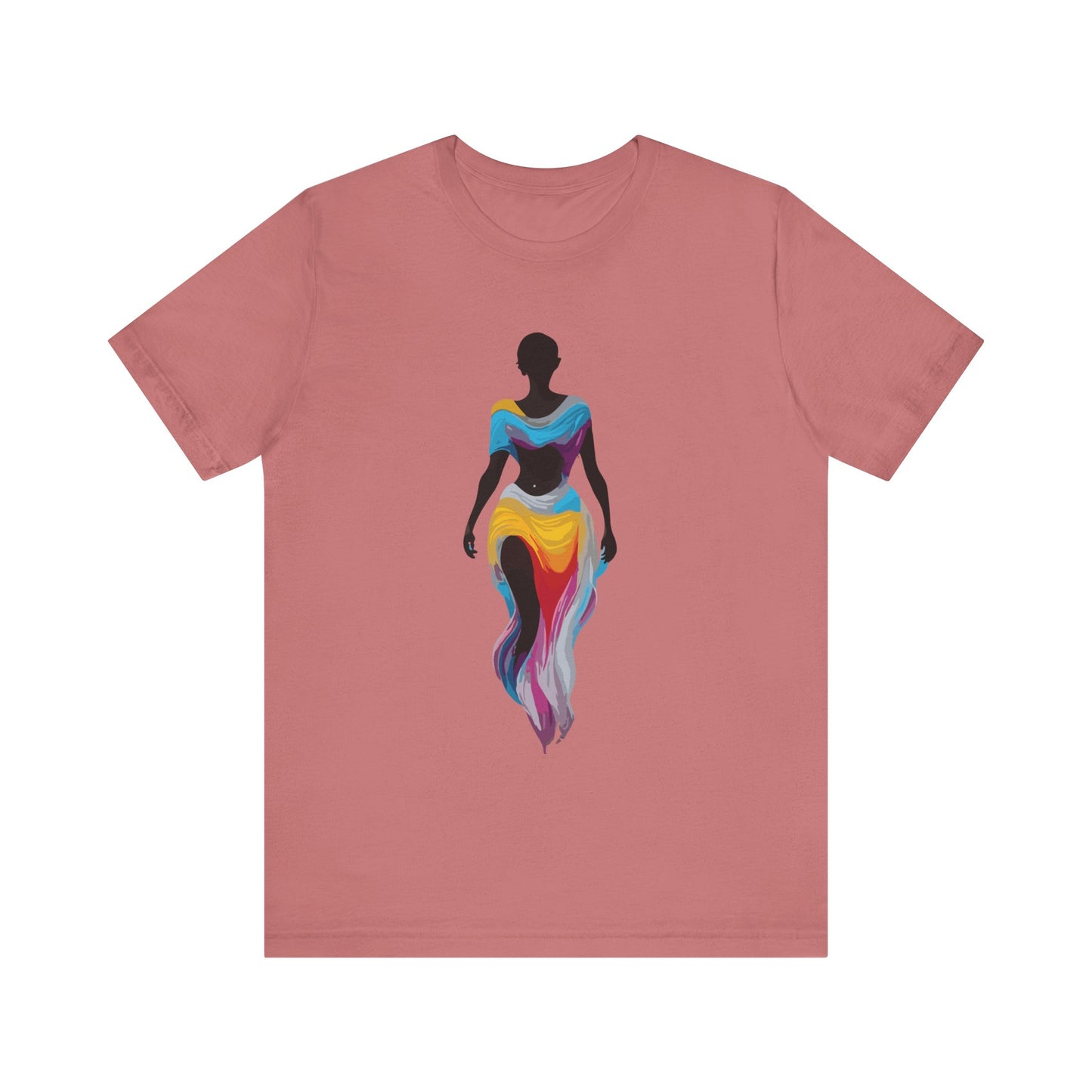 dark rainbow Unisex Jersey Short Sleeve Tee